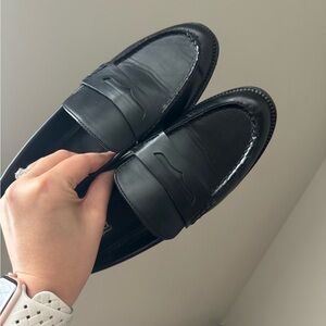 a.n.a Classic Black Loafers, 8.5